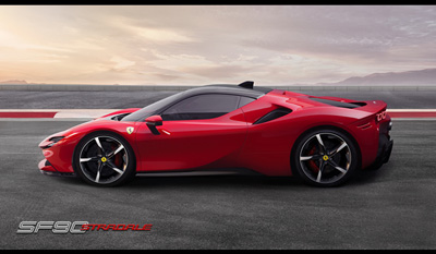 The Ferrari SF90 Stradale 986hp all wheel drive plug-in hybrid 2019 – the new series-production supercar 2